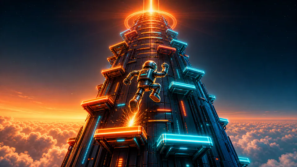 Промо-иллюстрация Sky Climber